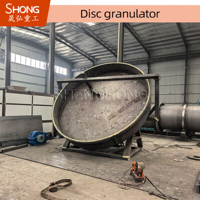 % 90 kalifiye granüller ile disk bileşik gübre granulatörü, güçsüz ve güçlü kazıklayıcılar ve ayarlanabilir disk eğimi