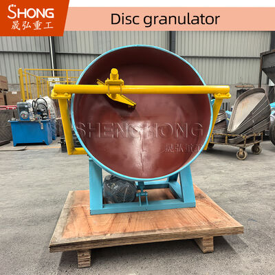 6t/H Kapasiteli, Ayarlanabilir Disk Eğimli, Top Şekilli Granül Disk Granülatörü