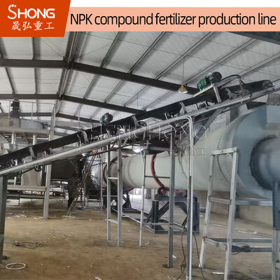 Kuru Süreç NPK Gübre Üretim hattı, 5-100 T/H Oval Granül Kapasitesi