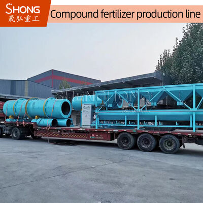 Verimli Gübre Üretimi için 2-4mm Granül Boyutlu ve ≥%90 Toplam Besin İçeriğine Sahip Özelleştirilmiş NPK Gübre Üretim Hattı