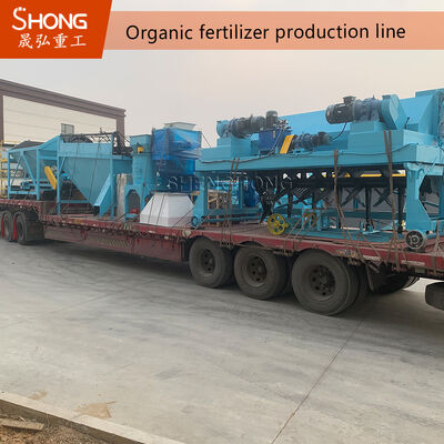Organik gübre yapma makinesi % 95 pellets şekillendirme oranı ile 2-8mm Pellet boyutu ve karbon çelik malzemesi