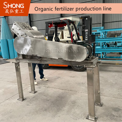 2-3 Ton/Saat Biyo Organik Gübre Üretim Hatı Top şeklindeki Granüller ve >98% Granülasyon Hızı