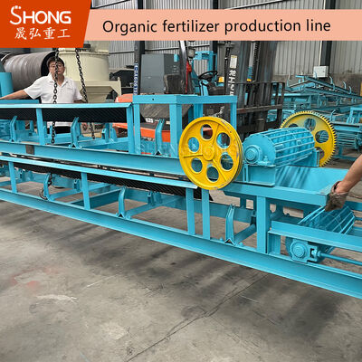 50,000 Ton Orta Ölçekli Organik Gübre Üretim Lini 600V 30KW Verimli Gübre Üretimi için