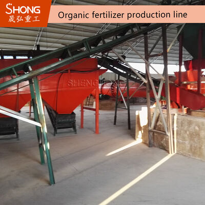 Organik gübre üretim hattı 3-5 T/H çıkış ve 95% granülasyon oranı için sterilizasyon ve deodorizasyon ile