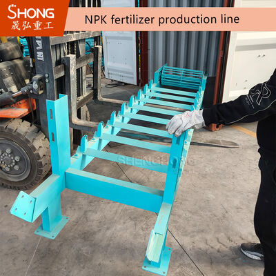 NPK Roller Extrusion Production Line with 99.5% Collection Efficiency, Automatic Dust Recycling, and Enclosed Conveying System