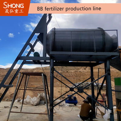 BB gübre üretim hattı için 15-30KW güç ile özelleştirilebilir 1-10t / h kapasite gübre granulatörü