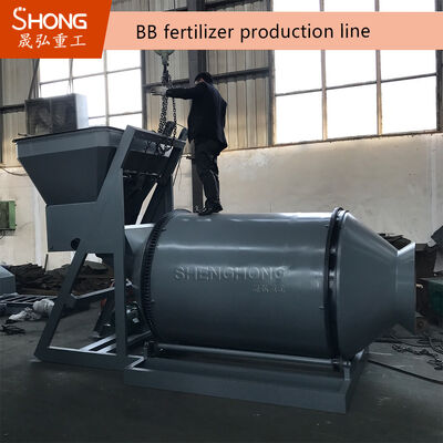 BB gübre üretim hattı, 1-20 t/saat kapasitesi, 15-30 kW güç ve özelleştirilmiş gerilim granulatörü