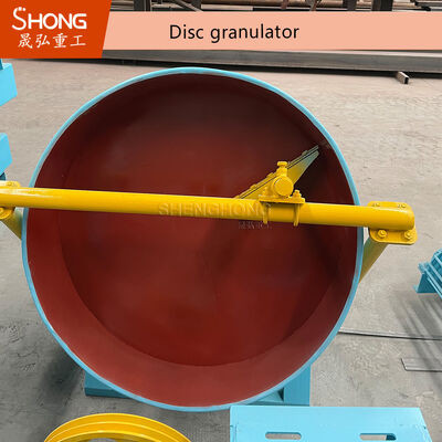 Küresel Gübre Peletleri İçin Yüksek Granülasyon Oranlı Ayarlanabilir Disk Açılı Disk Granülatörü